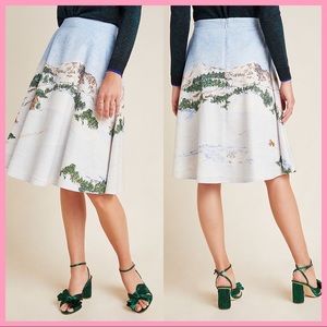 ANTHRO | NWT Corey Lynn Calter Wonderland Winter Midi Skirt